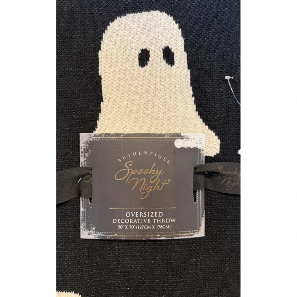 Spooky Night - Halloween GHOST Throw‎ Blanket 50